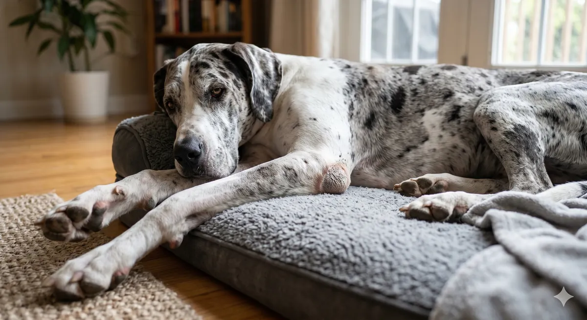 Modzele u dużych psów: Leczenie i zapobieganie odleżynom