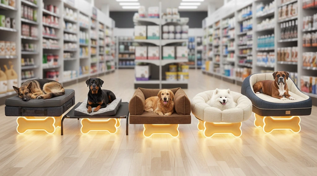 Najlepsze legowiska dla dużych psów – Ranking pod kątem wytrzymałości i wygody